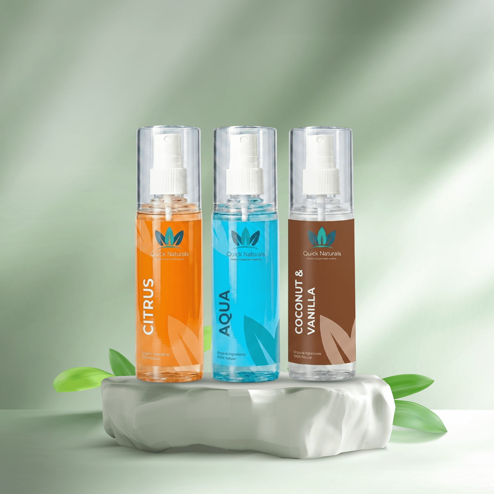 72 HR Whole Body Skin Fragrance (Pack Of 3) Quick Naturals